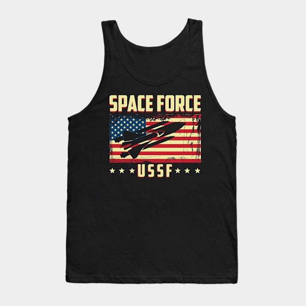 USSF Space Force Tank Top by kmpfanworks